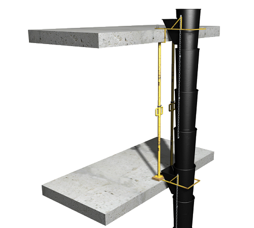 Conducto para la descarga de ripios Conducto para la descarga de ripios