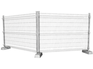 Vallado provisional de solar con vallas trasladables